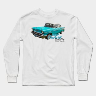 1957 Chevrolet Bel Air 2 Door Hardtop Long Sleeve T-Shirt